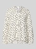ZABAIONE Relaxed Fit Bluse aus reiner Viskose-Mix Modell 'Valeria' Offwhite