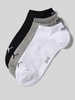 PUMA Sneakersocken mit Logo im 3er-Pack Offwhite