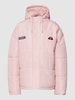 Ellesse Gewatteerd jack met logostitching, model 'PEJO' Lichtroze