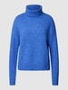 Christian Berg Woman Rollkragenpullover mit überschnittenen Schultern Royalblau