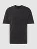 Drykorn T-Shirt in unifarbenem Design Modell 'EROS' Anthrazit