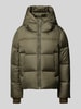 Marc O'Polo Regular Fit Puffer-Daunenjacke mit weichem Fleecefutter Khaki