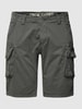 Alpha Industries Bermudas mit Cargotaschen Modell 'CREW' Anthrazit