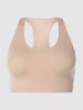 Saisei Bustier mit wattierten Cups  Beige