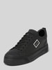 Antony Morato Sneaker aus Leder mit Label-Patch Modell 'METAL BOLD ANIMAL' Black