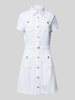 Guess Minikleid mit aufgesetzten Taschen Modell 'ELORA' Weiss