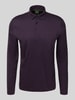BOSS Green Regular fit poloshirt van puur katoen, model 'PIROL' Helder paars