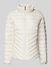 s.Oliver RED LABEL Regular Steppjacke mit Nahtreißverschlusstaschen Offwhite