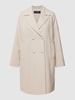Weekend Max Mara Lange jas met steekzakken opzij, model 'RIVETTO' Beige