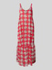 Christian Berg Woman Maxikleid mit Spaghettiträgern Hellrot