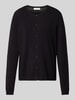 Christian Berg Woman Cardigan aus Viskose-Mix Black