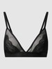 Karl Lagerfeld Triangel-BH aus Spitze  Schwarz