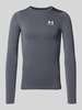 Under Armour Shirt met lange mouwen, ronde hals en logo Grafiet