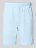 Lacoste Regular Fit Sweatshorts aus Baumwoll-Mix Hellblau