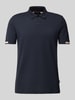 BOSS Poloshirt mit Label-Print Modell 'Parlay' Marine