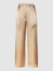 MaxMara Leisure Broek in glanzende look, model 'FISCHIO' Goud