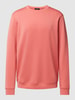 Matinique Sweatshirt met geribde ronde hals, model 'harry' Roze