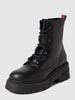 Tommy Jeans Schnürboots mit Plateau-Sohle Modell 'CHUNK' Schwarz