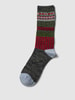 s.Oliver RED LABEL Socken mit Allover-Muster Modell 'Hygge' im 2er-Pack Dunkelgrau