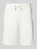 Guess Activewear Shorts mit elastischem Bund und Tunnelzug Modell 'ALDWIN' Offwhite