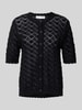Selected Femme Cardigan mit 1/2-Arm Modell 'SOFIA' Black