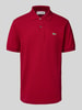 Lacoste Regular fit poloshirt van puur katoen Bordeaux