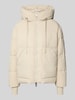 MOS MOSH Kurtka pikowana z kapturem model ‘Ollie’ Écru