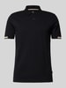 BOSS Poloshirt mit Label-Print Modell 'Parlay' Black