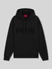 HUGO Oversized hoodie van puur katoen, model 'DITCHLE' Zwart