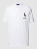 Polo Ralph Lauren Classic Fit Poloshirt mit Label-Stitching Weiss