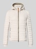 camel active Regular Fit Steppjacke mit Reißverschlusstaschen Offwhite