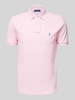 Polo Ralph Lauren Poloshirt mit Label-Stitching Rosa