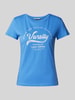 Tom Tailor Denim T-Shirt mit Label-Print Bleu