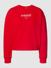 Tommy Jeans Sweatshirt mit Logo-Print Rot