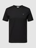 CK Calvin Klein T-shirt met labeldetail Zwart