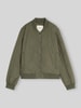 Tom Tailor Denim Regular fit bomberjack met ribboordjes Olijfgroen