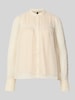 Vero Moda Regular fit chiffon blouse met dobbystructuur, model 'LEAH ANNIKA' Ecru