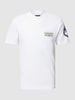 Napapijri T-shirt z naszywką z logo model ‘AMUNDSEN’ Biały