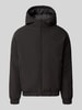 REVIEW Regular Fit Jacke mit Kapuze und Reißverschlusstaschen Black