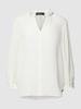 Marc Cain Blouse met smokdetails Offwhite