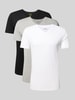 Polo Ralph Lauren Underwear T-Shirt mit geripptem V-Ausschnitt im 3er-Pack Hellgrau