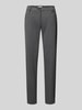 Brax Hose mit elastischem Bund und Bügelfalten Modell 'MARON' Dunkelgrau Melange