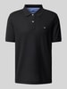 Fynch-Hatton Regular Fit Poloshirt mit Label-Stitching Black