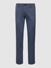 BOSS Orange Slim Fit Chino mit Label-Detail Modell 'Schino' Blau