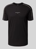 ARMANI EXCHANGE T-shirt met labelprint Zwart