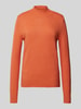 Christian Berg Woman Gebreide pullover met ribboorden, model 'Aliv' Terracotta gemêleerd