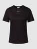 Calvin Klein Womenswear T-shirt z detalem z logo Czarny