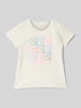 Tom Tailor Regular Fit T-Shirt aus reiner Baumwolle Offwhite