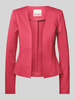 ICHI Slim fit blazer met deelnaden, model 'KATE' Felroze