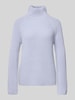 Drykorn Strickpullover mit Stehkragen Modell 'ARWEN' Hellblau